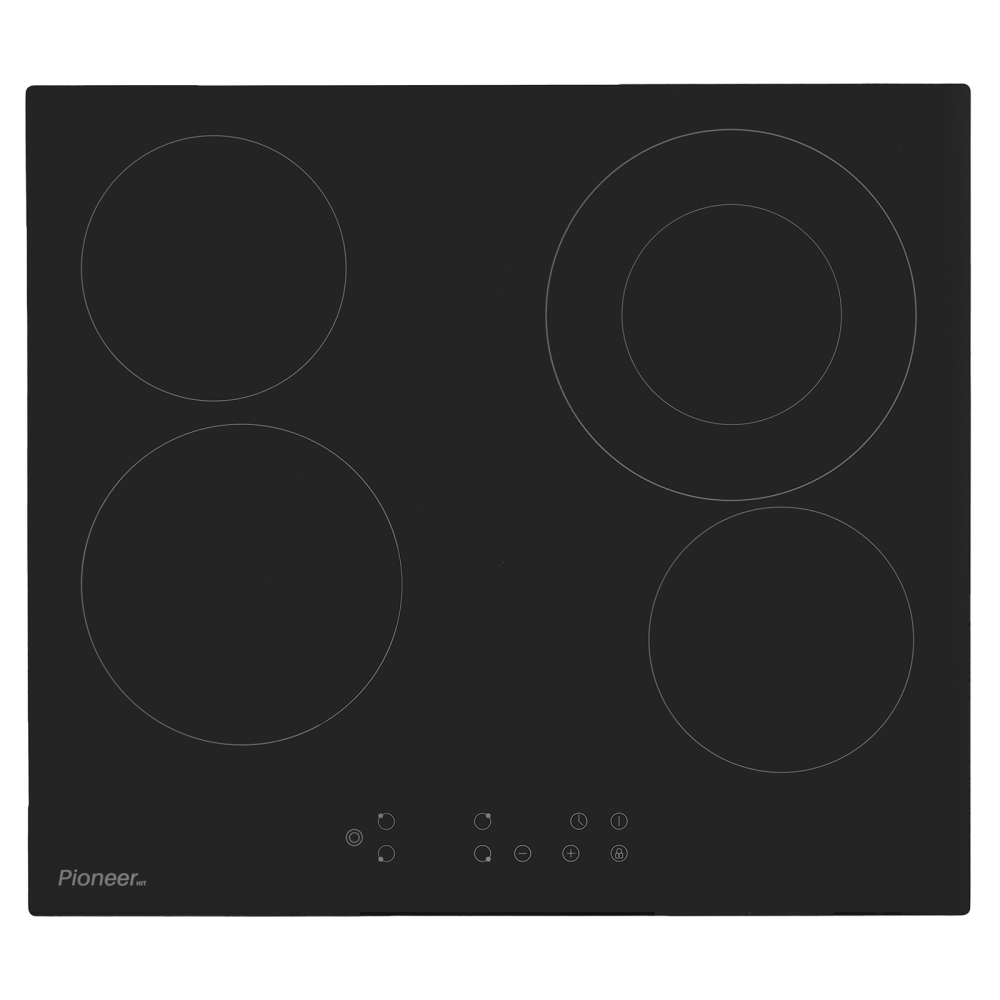 Варочная поверхность электрическая Pioneer EHB60403C-BL стеклокерамика, черный